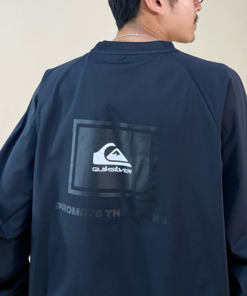 Quiksilver(クイックシルバー)の「【ムラサキスポーツ別注】QUIKSILVER/クイックシルバー UVケア 速乾 水陸両用 オーバーサイズ バックプリントロンT/ユーティリティTシャツ ラッシュガード QLY222602M(ラッシュガード・メンズ・ホワイト/グレー/ブラック・L/M/XL)」の16枚目の写真