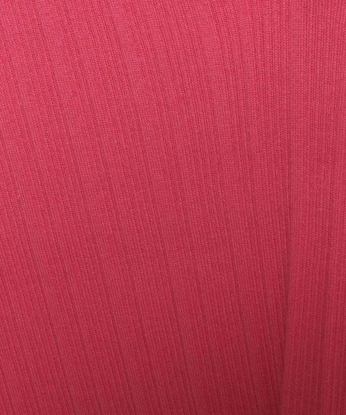 PAGEBOY（ページボーイ）の「ランダムリブポロニット（ニット/セーター・レディース・ブラック/オフホワイト/コーラルピンク・FREE）」の17枚目の写真