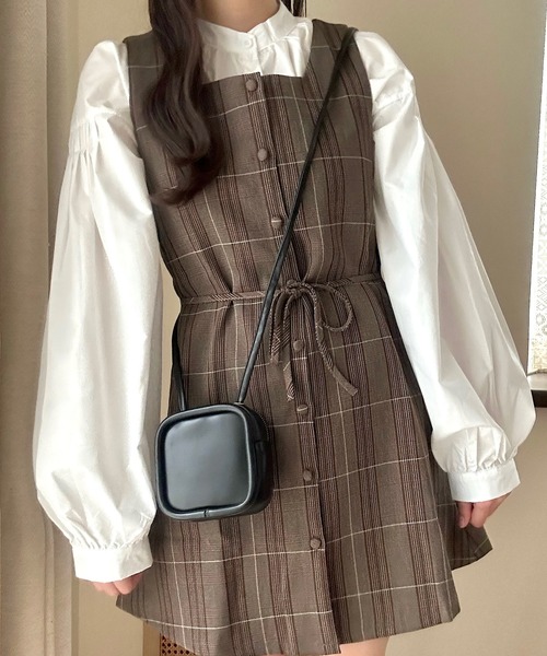 ミニチェックワンピース（ワンピース）｜Cham.（チャム）の