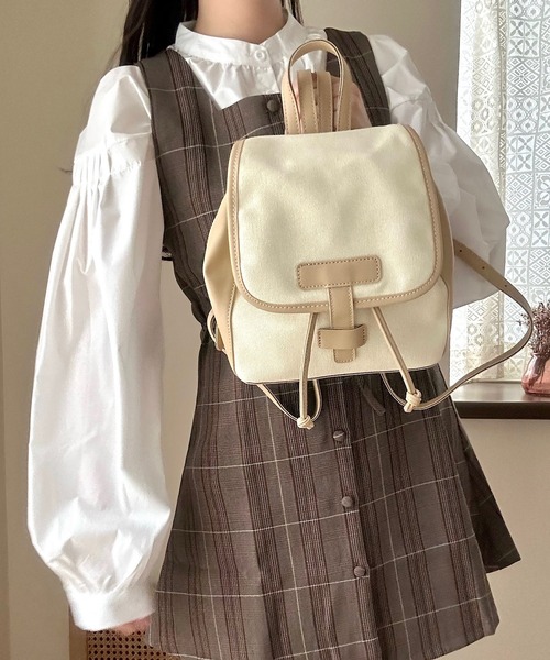 Cham.（チャム）の「ミニチェックワンピース（ワンピース・レディース・ブラウン・F）」の13枚目の写真