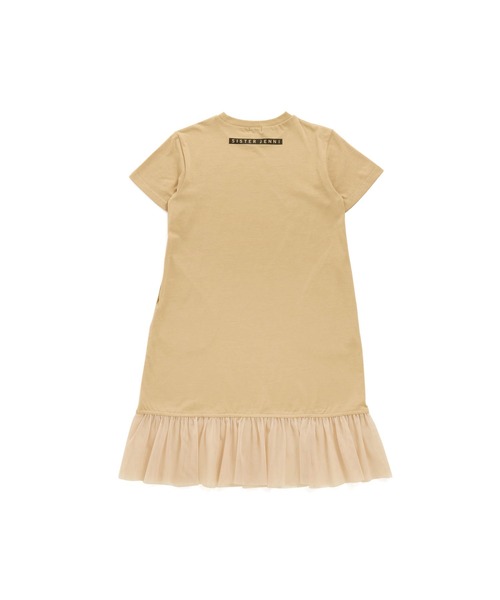 SISTER JENNI(SISTER JENNI)の「裾チュールTシャツワンピ(ワンピース・キッズ・ラベンダー/ブラック/ベージュ・140cm/130cm/160cm/150cm)」の7枚目の写真