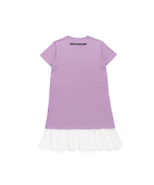 SISTER JENNI(SISTER JENNI)の「裾チュールTシャツワンピ(ワンピース・キッズ・ラベンダー/ブラック/ベージュ・140cm/130cm/160cm/150cm)」の9枚目の写真