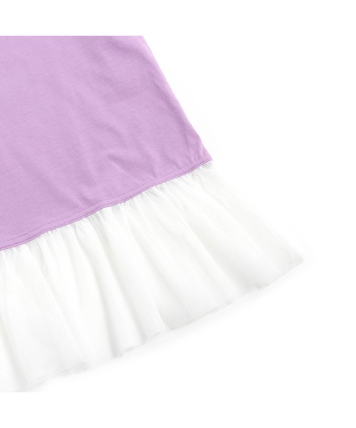 SISTER JENNI(SISTER JENNI)の「裾チュールTシャツワンピ(ワンピース・キッズ・ラベンダー/ブラック/ベージュ・140cm/130cm/160cm/150cm)」の15枚目の写真