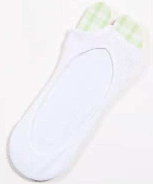 Fun & Daily（ファンアンドデイリー）の「F&D : フィンガーレスボートソックス（ソックス/靴下・レディース・ホワイト/ブラック/グレー/ベージュ・FREE）」の2枚目の写真