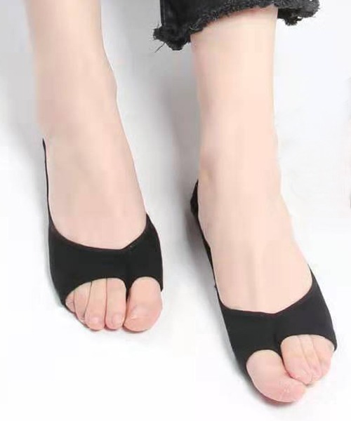 Fun & Daily（ファンアンドデイリー）の「F&D : フィンガーレスボートソックス（ソックス/靴下・レディース・ホワイト/ブラック/グレー/ベージュ・FREE）」の9枚目の写真