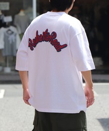ビッグシルエット LS発泡プリント カレッジロゴTシャツ【ILL'S】