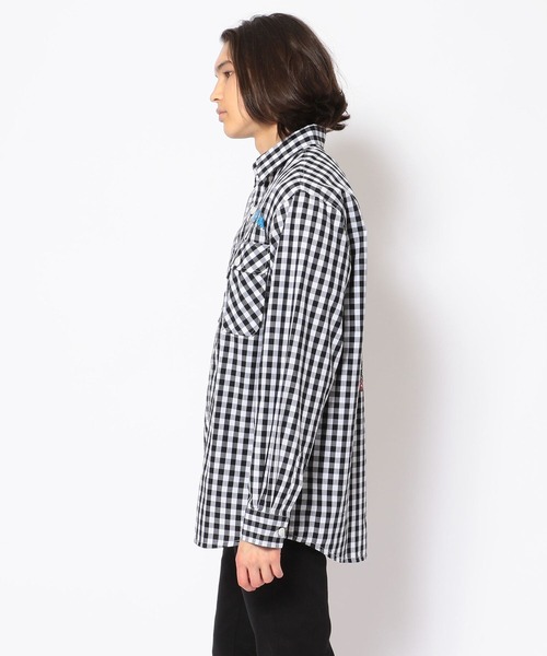 Kare/ME（カーミー）の「Kare/ME（カーミー）別注プリントチェックシャツ（シャツ/ブラウス・メンズ・レッド/ブラック・SMALL/MEDIUM/LARGE）」の18枚目の写真