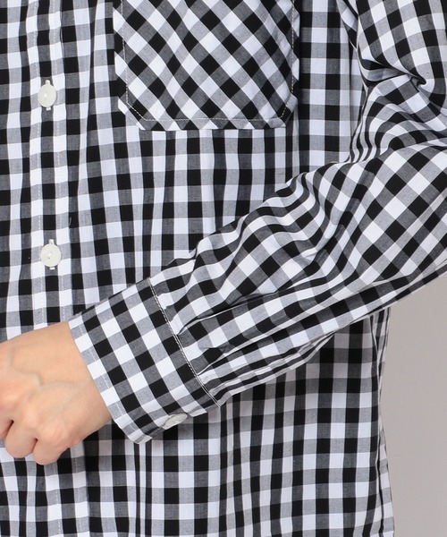 Kare/ME（カーミー）の「Kare/ME（カーミー）別注プリントチェックシャツ（シャツ/ブラウス・メンズ・レッド/ブラック・SMALL/MEDIUM/LARGE）」の9枚目の写真