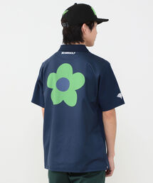 BEAMS GOLF（ビームスゴルフ）の「＜MEN＞BEAMS GOLF ORANGE LABEL / フラワー バックプリント ポロシャツ（ポロシャツ・メンズ）」