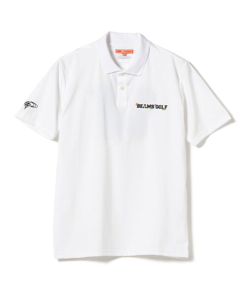 新品 BEAMSGOLF バック フラワー プリント ポロシャツ MEN＞BEAMS GOLF ORANGE LABEL / フラワー バックプリント
