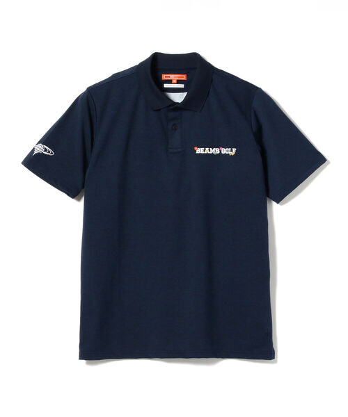 新品 BEAMSGOLF バック フラワー プリント ポロシャツ MEN＞BEAMS GOLF ORANGE LABEL / フラワー バックプリント