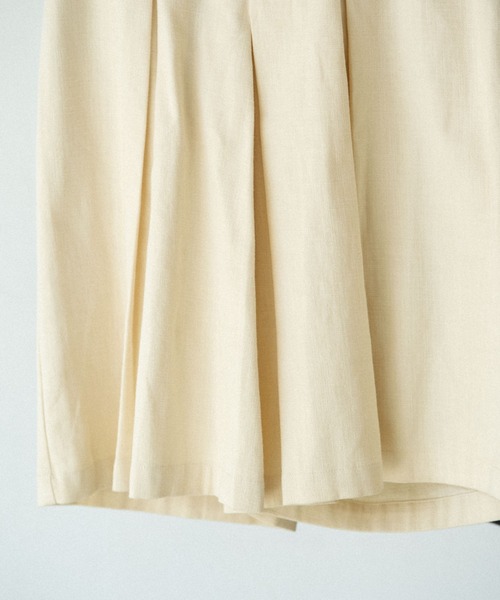 idem（イデム）の「【ZOZOTOWN限定】tuck half pants/タックハーフパンツ【Sサイズ展開あり】（その他パンツ・レディース・ブラック/アイボリー/スモークピンク・SMALL/FREE）」の18枚目の写真