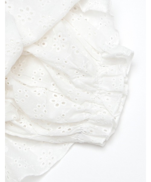 Little sunny bite（リトルサニーバイト）の「Off shoulder frill blouse（シャツ/ブラウス・レディース・ブラック/ホワイト/イエロー/グリーン・FREE）」の15枚目の写真