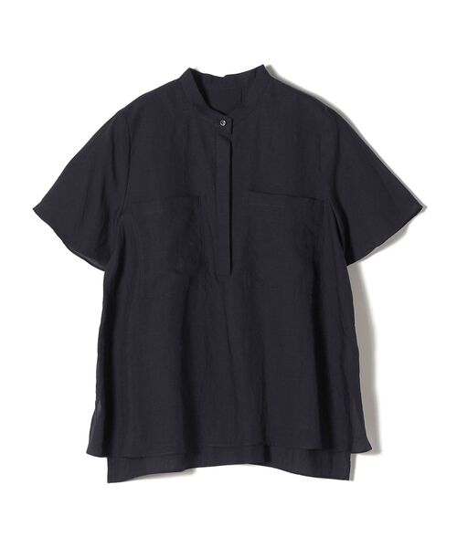 SHIPS（シップス）の「〈手洗い可能〉バンドカラーブラウス◆（シャツ/ブラウス・レディース・オフホワイト/ネイビー/オレンジ/ブルー・36/38）」の19枚目の写真