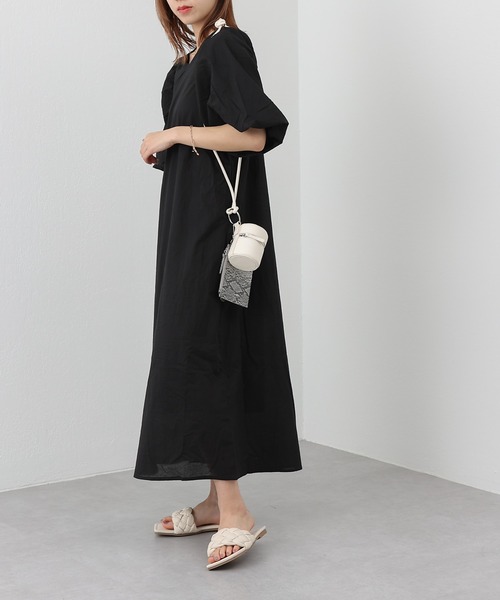 COLONY 2139（コロニートゥーワンスリーナイン）の「筒形2連ショルダーバッグ/マルチウェイバッグ（ショルダーバッグ・レディース・ブラック/パープル/グレー/オフホワイト・FREE）」の16枚目の写真