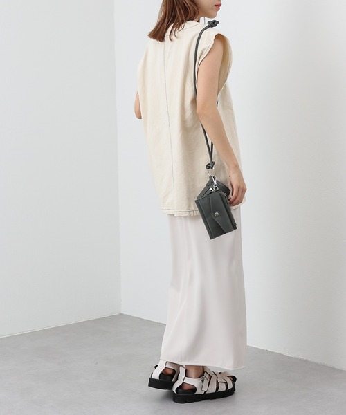 COLONY 2139（コロニートゥーワンスリーナイン）の「筒形2連ショルダーバッグ/マルチウェイバッグ（ショルダーバッグ・レディース・ブラック/パープル/グレー/オフホワイト・FREE）」の17枚目の写真