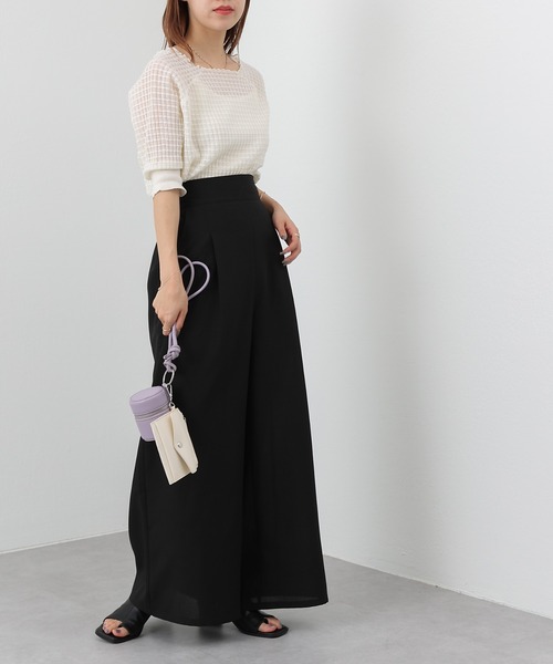 COLONY 2139（コロニートゥーワンスリーナイン）の「筒形2連ショルダーバッグ/マルチウェイバッグ（ショルダーバッグ・レディース・ブラック/パープル/グレー/オフホワイト・FREE）」の18枚目の写真