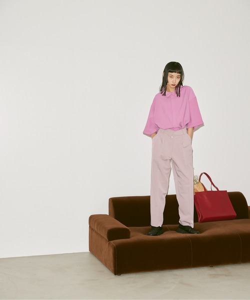 FEKETE（フェケテ）の「OVERSIZED SHIRT / オーバーフィットシャツ（シャツ/ブラウス・メンズ・ブラック/ピンク・MEDIUM/LARGE）」の20枚目の写真