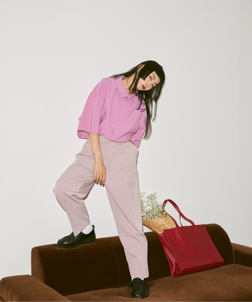 FEKETE（フェケテ）の「OVERSIZED SHIRT / オーバーフィットシャツ（シャツ/ブラウス・メンズ・ブラック/ピンク・MEDIUM/LARGE）」の21枚目の写真