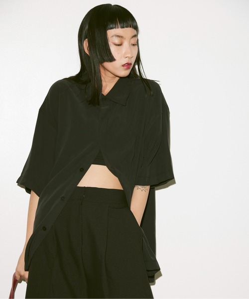FEKETE（フェケテ）の「OVERSIZED SHIRT / オーバーフィットシャツ（シャツ/ブラウス・メンズ・ブラック/ピンク・MEDIUM/LARGE）」の7枚目の写真