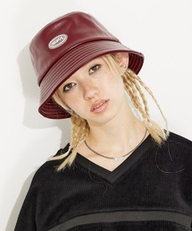 X-girl | FAUX LEATHER BUCKET HAT/フェイクレザー バケットハット(ハット)