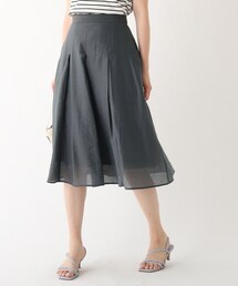 index | シャンブレーフレアスカート【WEB限定サイズ】(スカート)