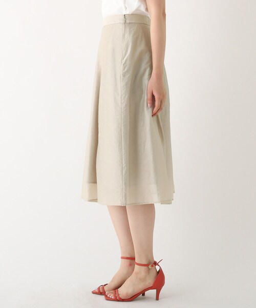 index（インデックス）の「◆シャンブレーフレアスカート【WEB限定サイズ】（スカート・レディース・ガンメタ/ライトグレー系3/グリーン系その他5・40/36/38/42）」の5枚目の写真