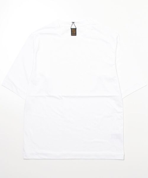 BATONER(バトナー)の「【BATONER】AIR TUNIC T-SHIRT/BN-22SL-055(Tシャツ/カットソー・レディース・ネイビー/グレー/ホワイト・1)」の10枚目の写真