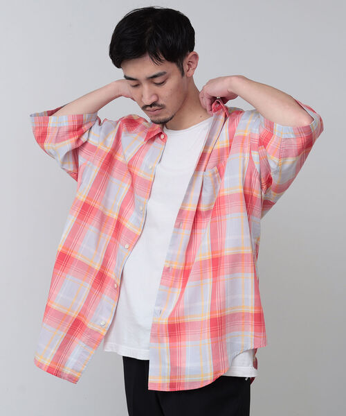 BEAMS（ビームス）の「BEAMS / チェック イージー ミニレギュラーカラー シャツ（シャツ/ブラウス・メンズ・ネイビー/サックスブルー/グリーン・MEDIUM/X-LARGE/SMALL/LARGE）」の11枚目の写真