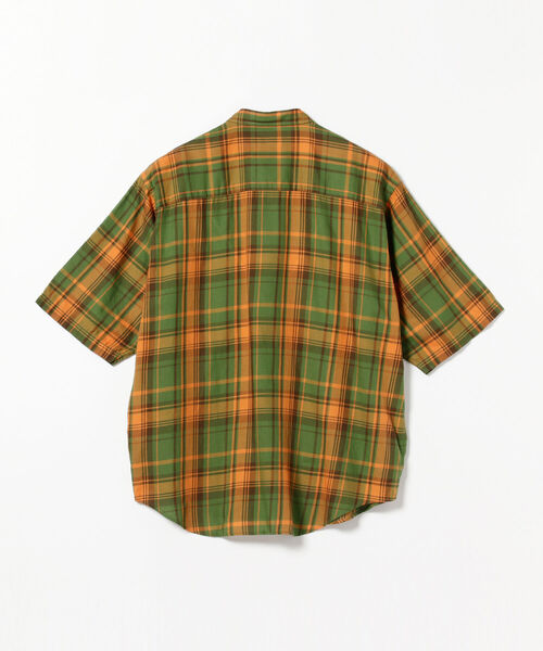 BEAMS（ビームス）の「BEAMS / チェック イージー ミニレギュラーカラー シャツ（シャツ/ブラウス・メンズ・ネイビー/サックスブルー/グリーン・MEDIUM/X-LARGE/SMALL/LARGE）」の19枚目の写真