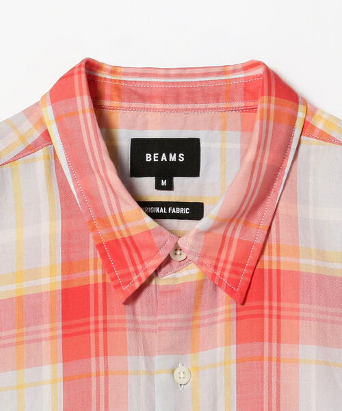 BEAMS（ビームス）の「BEAMS / チェック イージー ミニレギュラーカラー シャツ（シャツ/ブラウス・メンズ・ネイビー/サックスブルー/グリーン・MEDIUM/X-LARGE/SMALL/LARGE）」の22枚目の写真