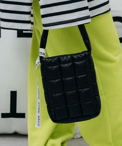 CITEN（シテン）の「＜CITEN＞パデッドキルティング MINI ショルダーバッグ（ショルダーバッグ・レディース・ホワイト/ライトブルー/ブラック/ケリー・FREE）」の12枚目の写真