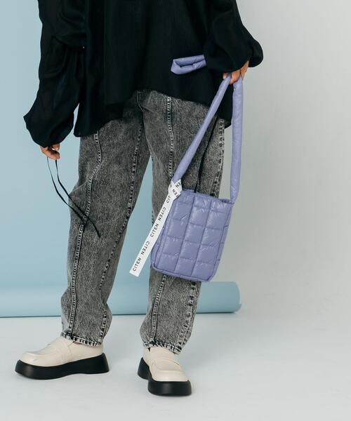 CITEN（シテン）の「＜CITEN＞パデッドキルティング MINI ショルダーバッグ（ショルダーバッグ・レディース・ホワイト/ライトブルー/ブラック/ケリー・FREE）」の17枚目の写真