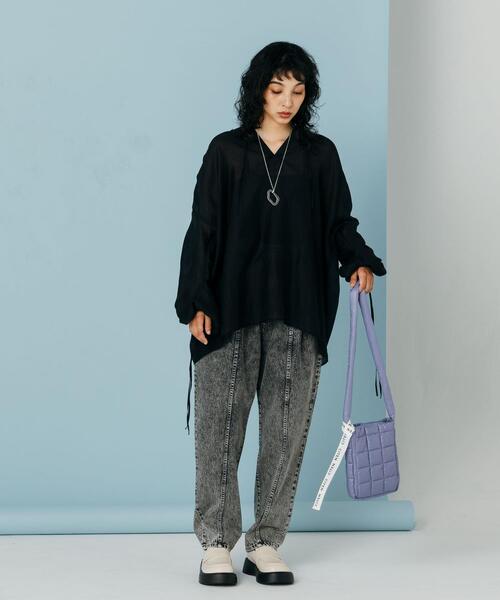 CITEN（シテン）の「＜CITEN＞パデッドキルティング MINI ショルダーバッグ（ショルダーバッグ・レディース・ホワイト/ライトブルー/ブラック/ケリー・FREE）」の19枚目の写真