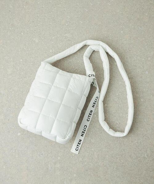CITEN（シテン）の「＜CITEN＞パデッドキルティング MINI ショルダーバッグ（ショルダーバッグ・レディース・ホワイト/ライトブルー/ブラック/ケリー・FREE）」の20枚目の写真