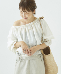 plage | ヴィンテージオフショルダーブラウス(シャツ/ブラウス)