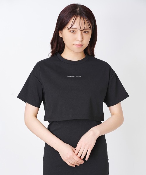SAMANTHAVEGA（サマンサベガ）の「「VOLATILITY」ロゴショートTシャツ（その他トップス・レディース・ブラック/グレイッシュベージュ/ダークグリーン・F）」の5枚目の写真