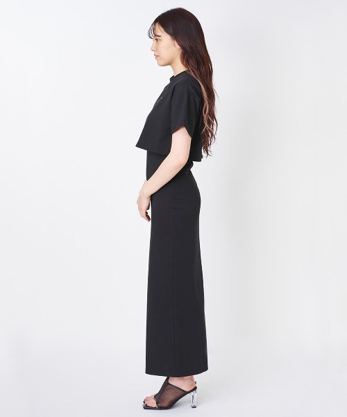 SAMANTHAVEGA（サマンサベガ）の「「VOLATILITY」ロゴショートTシャツ（その他トップス・レディース・ブラック/グレイッシュベージュ/ダークグリーン・F）」の7枚目の写真