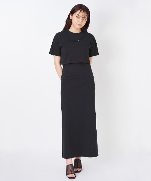 SAMANTHAVEGA（サマンサベガ）の「「VOLATILITY」ロゴショートTシャツ（その他トップス・レディース・ブラック/グレイッシュベージュ/ダークグリーン・F）」の12枚目の写真