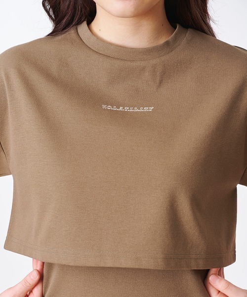 SAMANTHAVEGA（サマンサベガ）の「「VOLATILITY」ロゴショートTシャツ（その他トップス・レディース・ブラック/グレイッシュベージュ/ダークグリーン・F）」の14枚目の写真