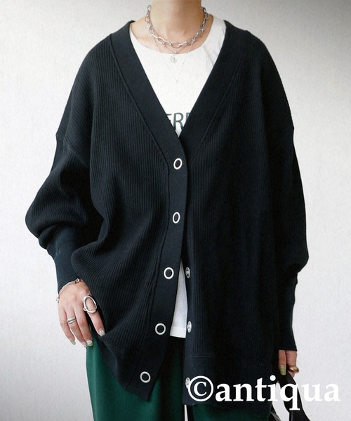 antiqua（アンティカ）の「大人カワイイ！リブカットソー