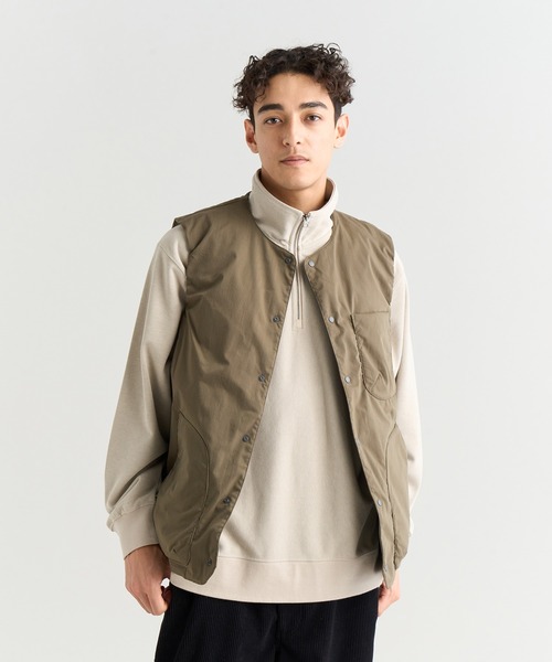 NANGA(ナンガ)の「HINOC RIPSTOP INNER DOWN VEST(MEN)(ダウンベスト・メンズ・ブラック/アーミー/ネイビー/ベージュ・M/L/S/XL/XXL)」の9枚目の写真