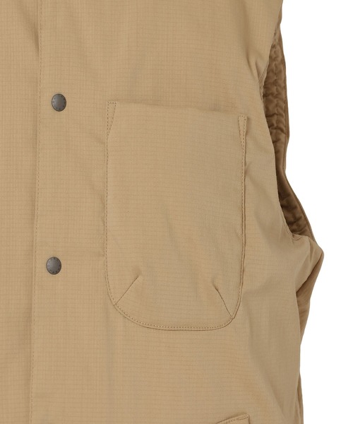 NANGA(ナンガ)の「HINOC RIPSTOP INNER DOWN VEST(MEN)(ダウンベスト・メンズ・ブラック/アーミー/ネイビー/ベージュ・M/L/S/XL/XXL)」の16枚目の写真