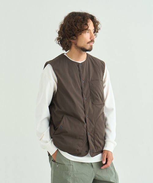 NANGA（ナンガ）の「HINOC RIPSTOP INNER DOWN VEST(MEN)（ダウンベスト・メンズ・ブラック/アーミー/ネイビー/ベージュ・M/L/S/XL/XXL）」の6枚目の写真