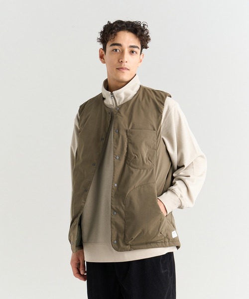 NANGA（ナンガ）の「HINOC RIPSTOP INNER DOWN VEST(MEN)（ダウンベスト・メンズ・ブラック/アーミー/ネイビー/ベージュ・M/L/S/XL/XXL）」の12枚目の写真