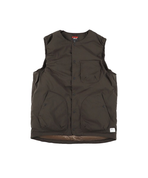 NANGA（ナンガ）の「HINOC RIPSTOP INNER DOWN VEST(MEN)（ダウンベスト・メンズ・ブラック/アーミー/ネイビー/ベージュ・M/L/S/XL/XXL）」の14枚目の写真