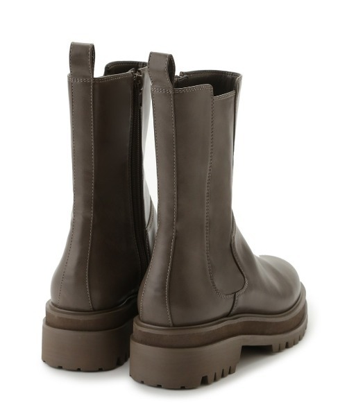 SNIDEL(スナイデル)の「Vibramサイドゴアブーツ(ブーツ・レディース・ブラック/モカ・SMALL/MEDIUM/LARGE)」の7枚目の写真