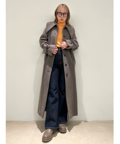 SNIDEL(スナイデル)の「Vibramサイドゴアブーツ(ブーツ・レディース・ブラック/モカ・SMALL/MEDIUM/LARGE)」の17枚目の写真