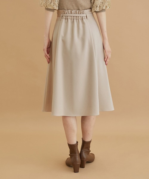 ROPE' PICNIC（ロペピクニック）の「ラナテックハイウエストフレアスカート（スカート・レディース・ブラック/ブラウン系その他3/ベージュ/グリーン/イエロー・36/38/40）」の7枚目の写真