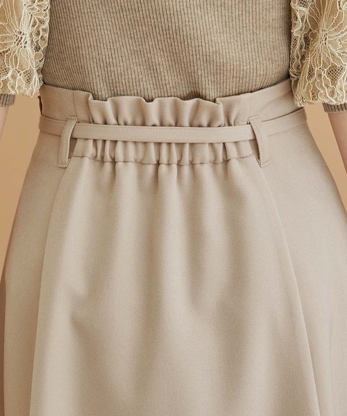 ROPE' PICNIC（ロペピクニック）の「ラナテックハイウエストフレアスカート（スカート・レディース・ブラック/ブラウン系その他3/ベージュ/グリーン/イエロー・36/38/40）」の9枚目の写真